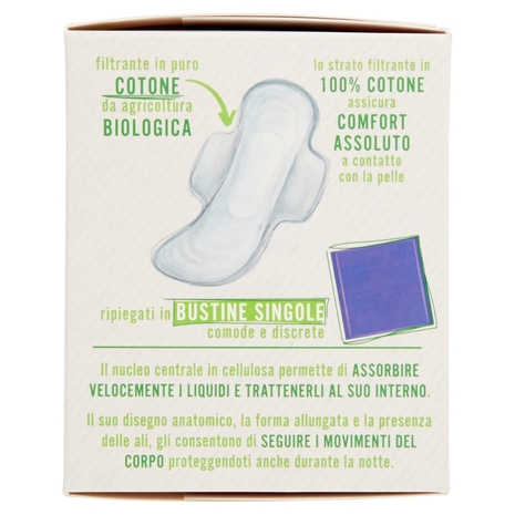 ASSORBENTI ULTRA SOFT NOTTE in Cotone Biologico U! Confronta e Risparmia